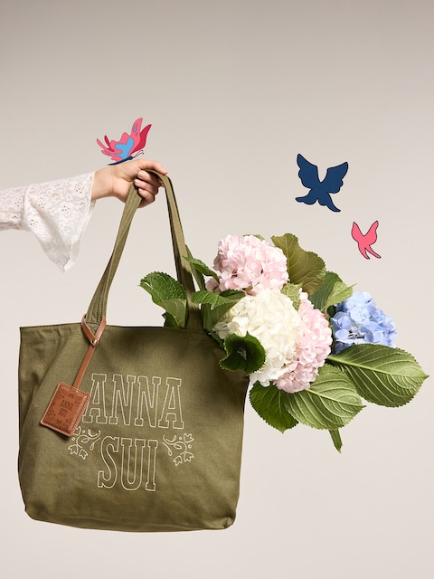 Old Navy x Anna Sui Tote Bag - Avocado Oil