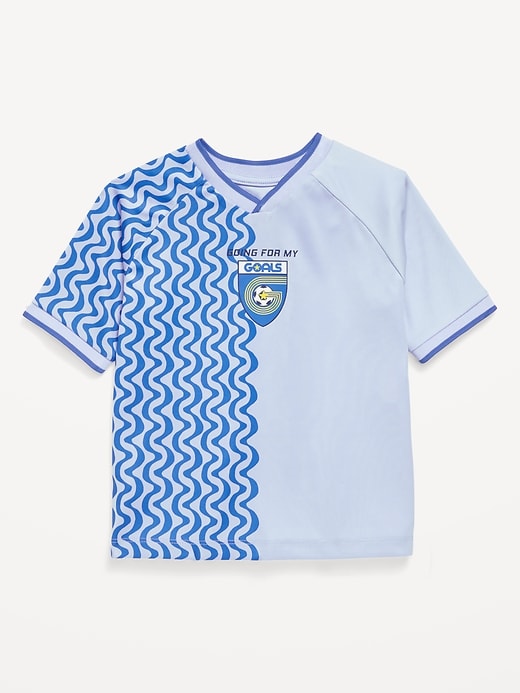 Image number 2 showing, Oversized Graphic Jersey T-Shirt for Toddler Boys