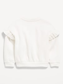 Image number 2 showing, Old Navy x Disney Minnie Mouse Graphic Ruffle-Sleeve Sweatshirt for Toddler Girls