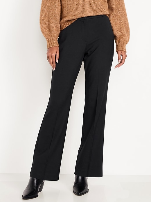 Image number 2 showing, Mid-Rise Taylor Boot-Cut Pants