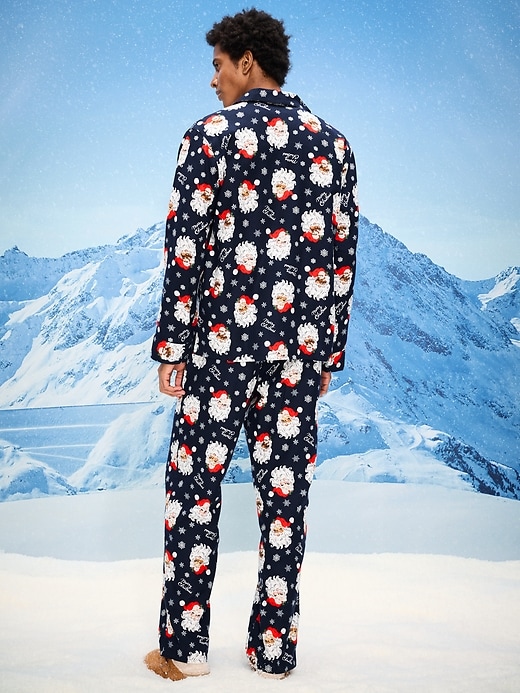 Image number 2 showing, Printed Flannel Pajama Set for Men