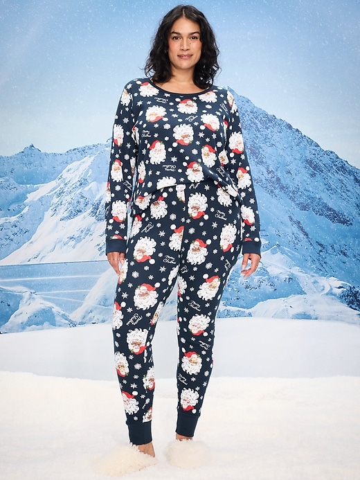 Image number 7 showing, Scoop-Neck Waffle Pajama Top for Women