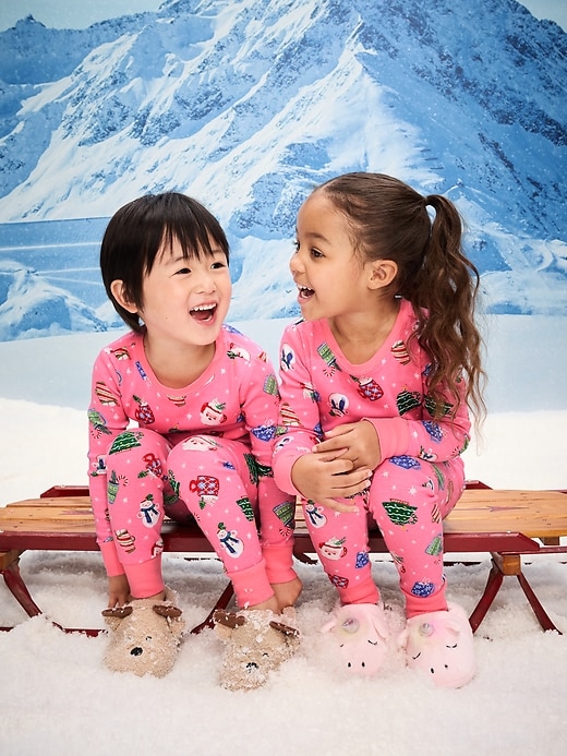 Image number 1 showing, Printed Snug-Fit Pajama Set for Toddler & Baby