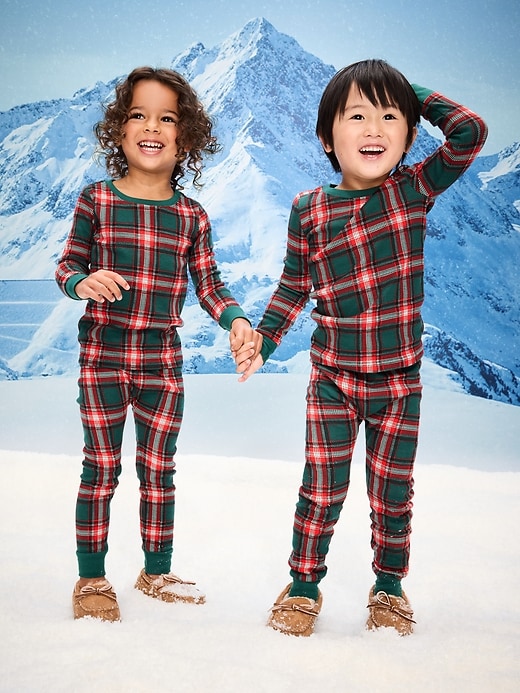 Image number 1 showing, Printed Snug-Fit Pajama Set for Toddler & Baby