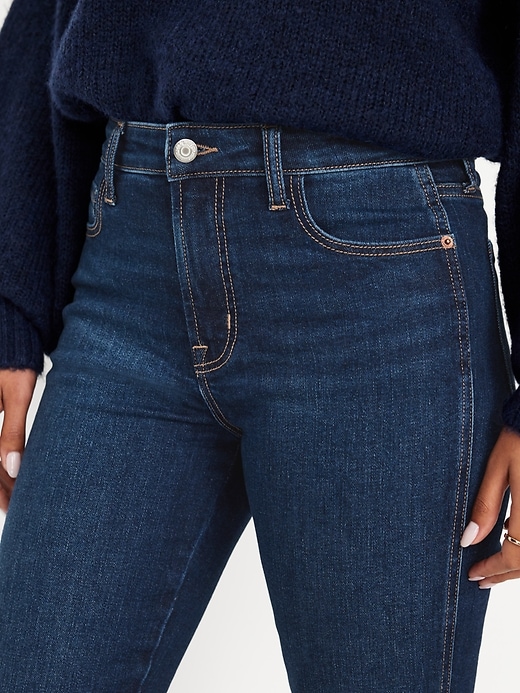 Image number 5 showing, High-Waisted Rockstar Super-Skinny Jeans