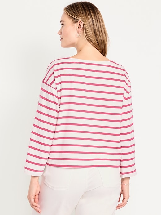 Image number 5 showing, Long-Sleeve Mariner Loose T-Shirt