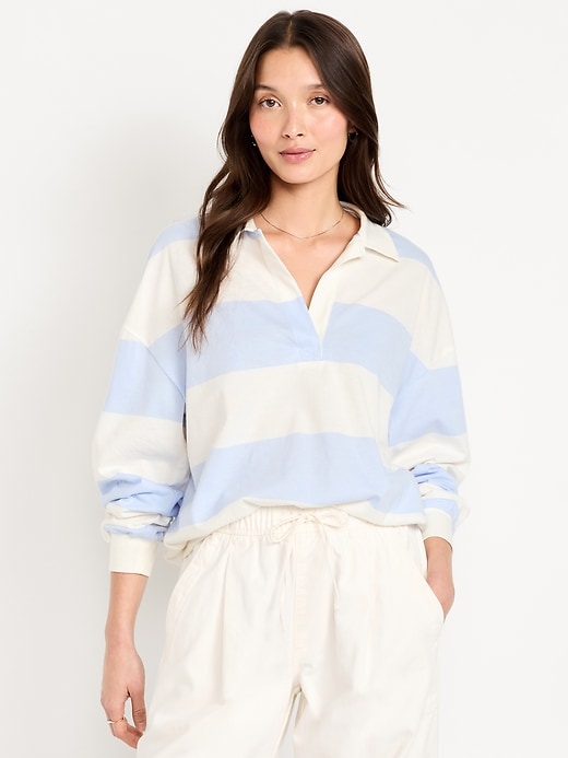 Image number 1 showing, Long-Sleeve Rugby Top