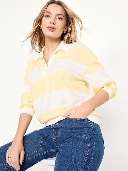 Image number 3 showing, Long-Sleeve Rugby Top