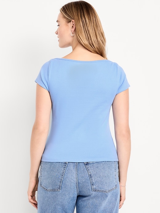 Image number 6 showing, Snug Boatneck T-Shirt