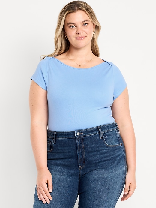 Image number 7 showing, Snug Boatneck T-Shirt