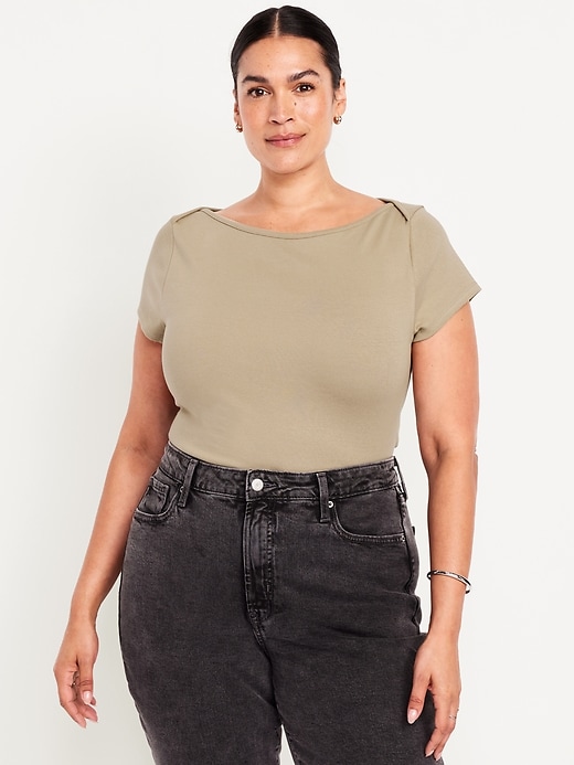 Image number 7 showing, Snug Boatneck T-Shirt