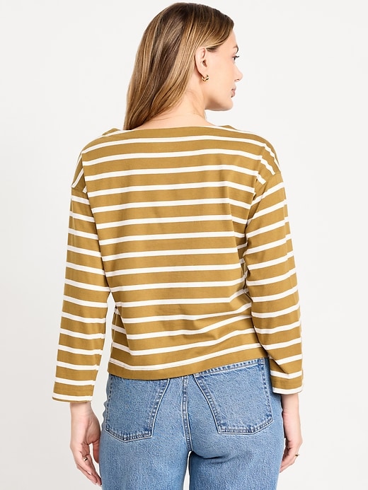 Image number 2 showing, Long-Sleeve Mariner Loose T-Shirt