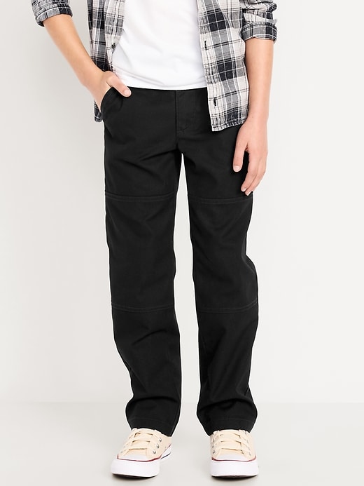 Image number 1 showing, Canvas Straight-Leg Utility Pants for Boys