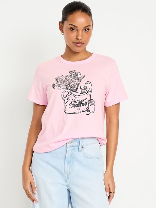 Image number 1 showing, EveryWear Crew-Neck Graphic T-Shirt