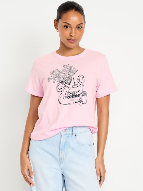 EveryWear Crew-Neck Graphic T-Shirt