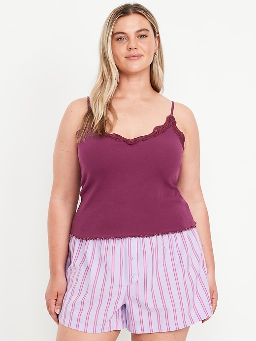 Image number 6 showing, Lace-Trim Cami Tank Top