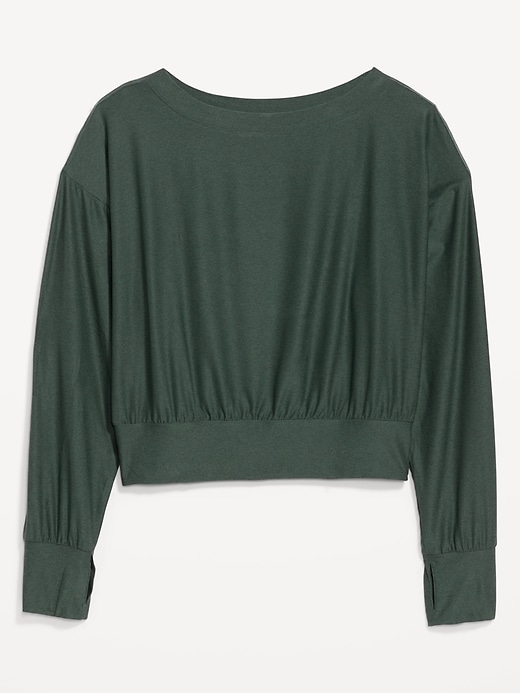 Image number 6 showing, CloudMotion Boat-Neck Top