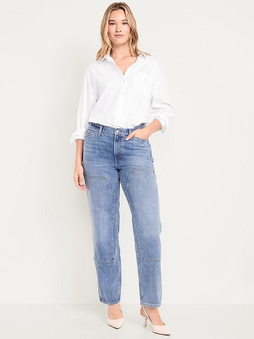 Image number 5 showing, High-Waisted OG Loose Rigid Jeans