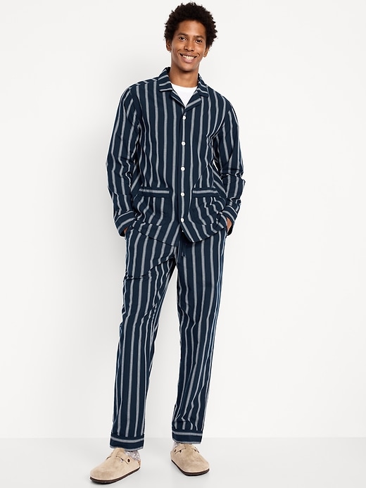 Image number 1 showing, Poplin Pajama Pant Set