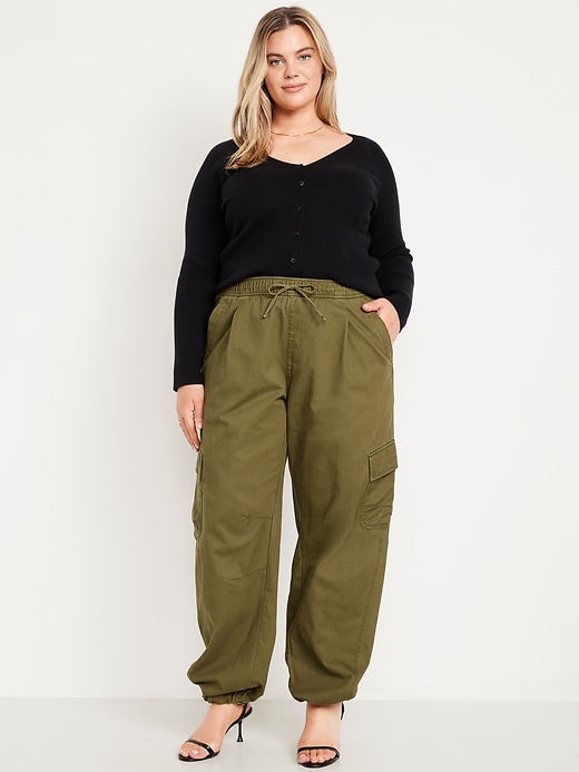 Image number 5 showing, Pull-On Barrel Cargo Pants