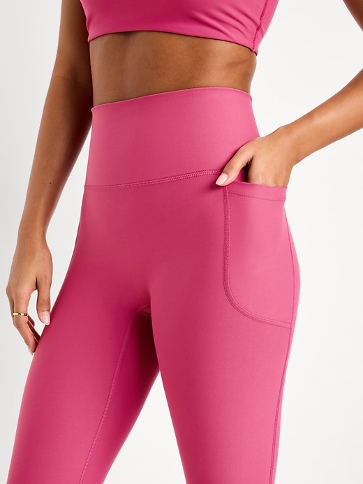 Image number 3 showing, Extra-High Waisted PowerSoft Boundless 7/8 Pocket Leggings – No Front Seam