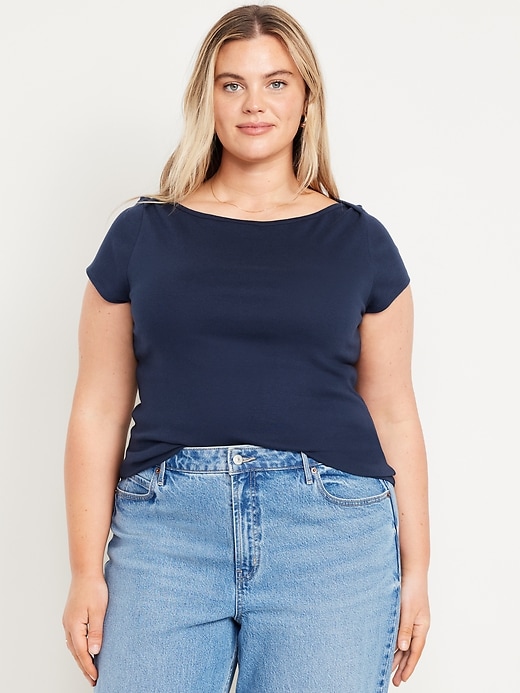 Image number 7 showing, Snug Boatneck T-Shirt