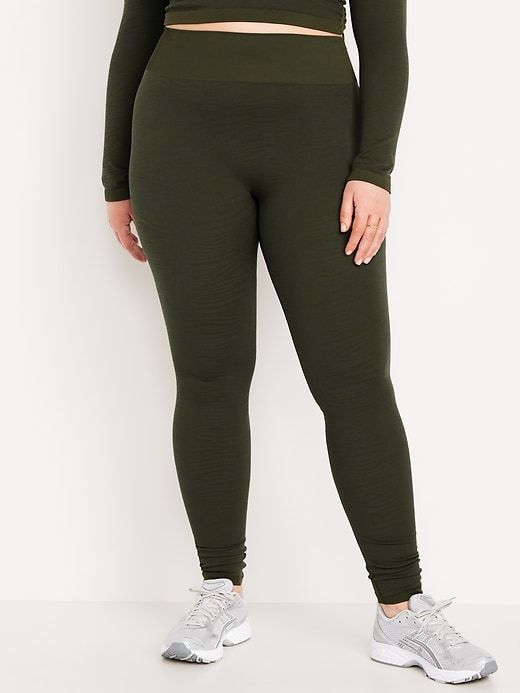 Image number 7 showing, High-Waisted Jacquard Leggings
