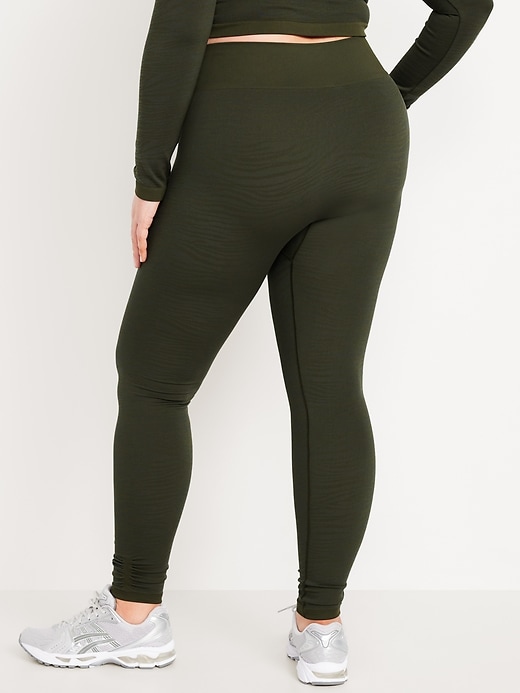 Image number 8 showing, High-Waisted Jacquard Leggings
