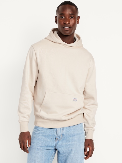 Oversized Essential Popover Hoodie - Silver Gray