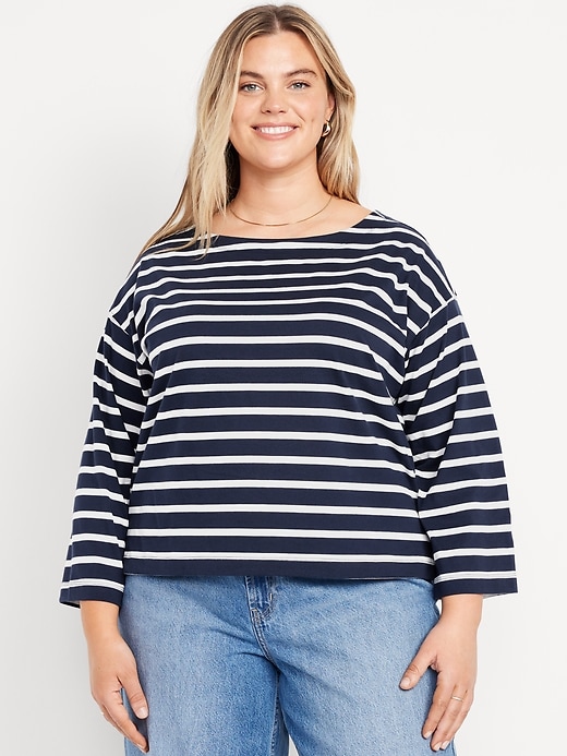 Image number 6 showing, Long-Sleeve Mariner Loose T-Shirt