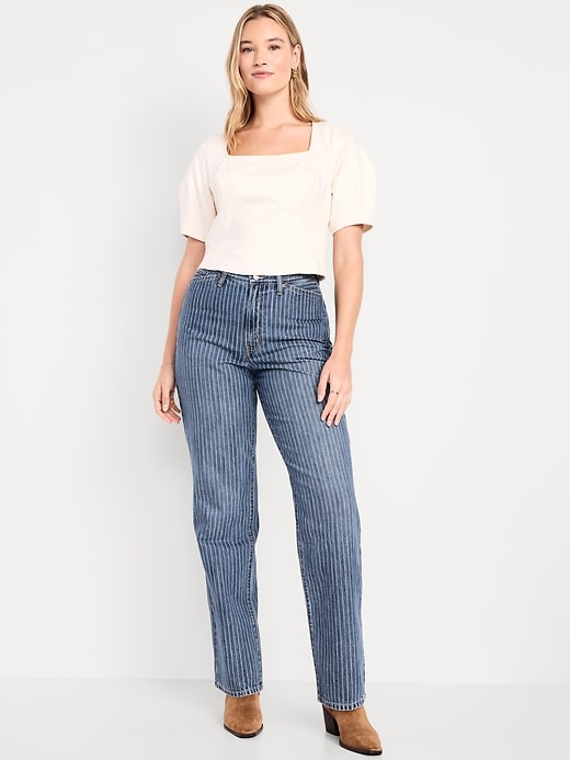 Image number 5 showing, High-Waisted OG Loose Rigid Jeans