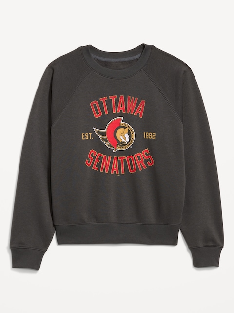 CHANDAIL EN COTON OUATÉ RAS DU COU DE LA LNH POUR FEMME