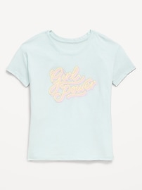 Image number 1 showing, Short-Sleeve Graphic T-Shirt for Girls