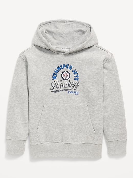 Image number 1 showing, NHL Graphic Gender-Neutral Hoodie for Kids