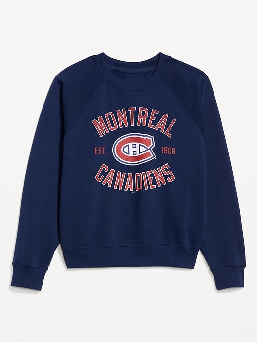 Image number 1 showing, NHL Crew-Neck Sweatshirt for Women