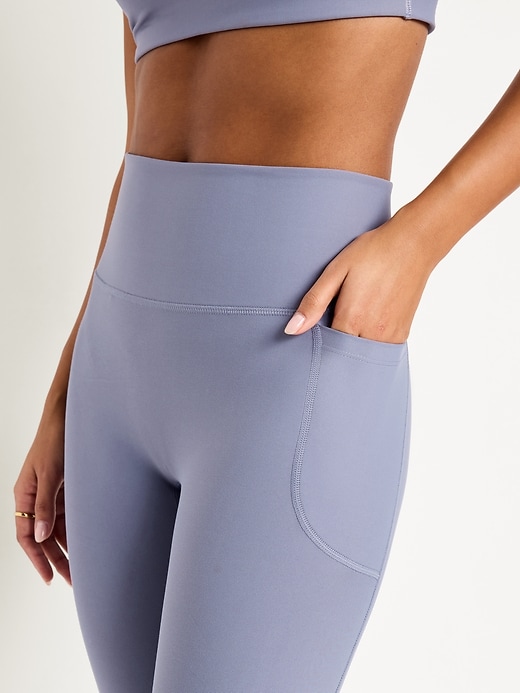Image number 3 showing, Extra-High Waisted PowerSoft Boundless 7/8 Pocket Leggings – No Front Seam