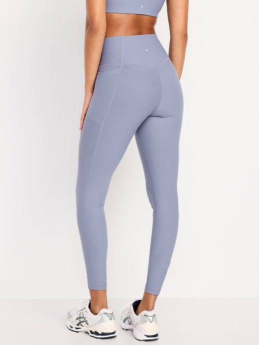 Image number 2 showing, Extra-High Waisted PowerSoft Boundless 7/8 Pocket Leggings – No Front Seam