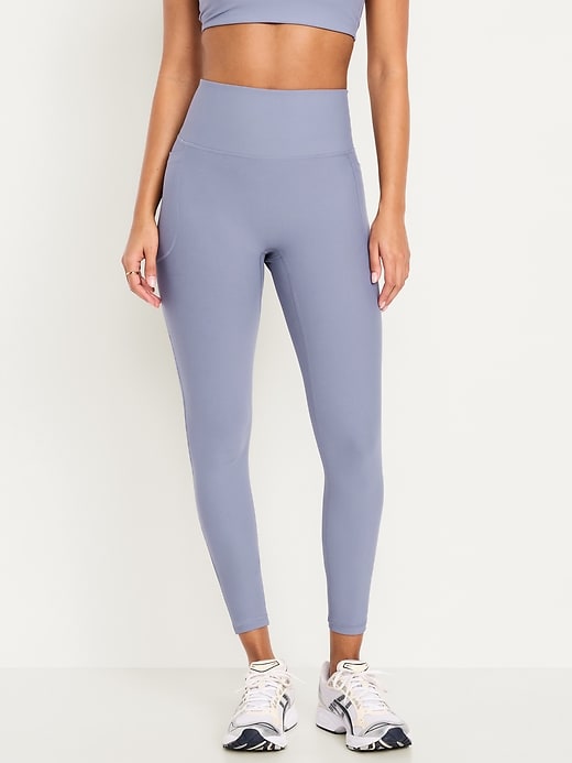 Image number 1 showing, Extra-High Waisted PowerSoft Boundless 7/8 Pocket Leggings – No Front Seam
