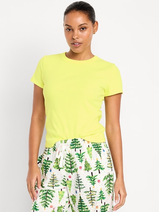 Image number 1 showing, Snug Crop T-Shirt