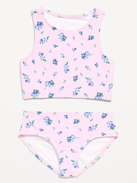 Printed Tankini Swim Set for Girls