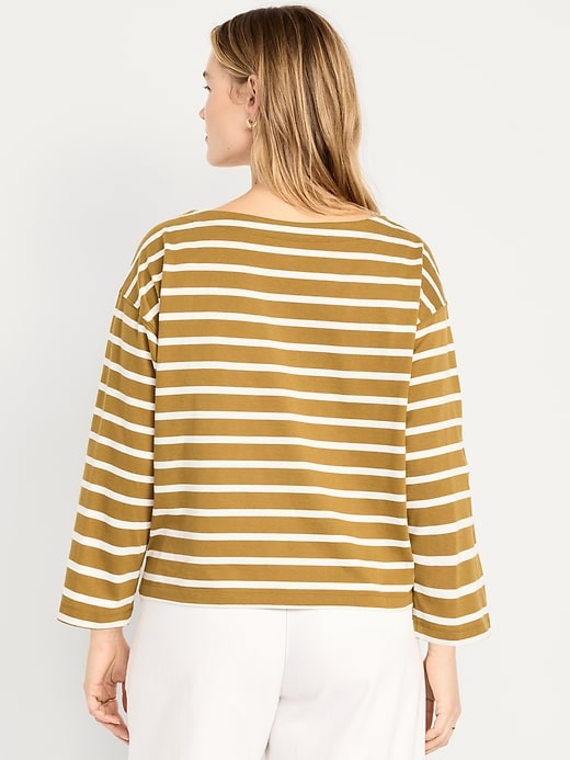 Image number 5 showing, Long-Sleeve Mariner Loose T-Shirt