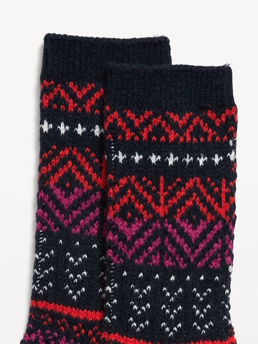 L'image numéro 2 présente Chaussettes à motif jacquard pour femme