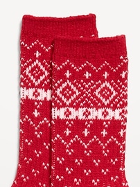 L'image numéro 2 présente Chaussettes à motif jacquard pour femme