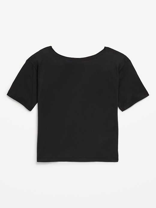 L'image numéro 3 présente T-shirt à épaules dénudées à imprimé pour fille