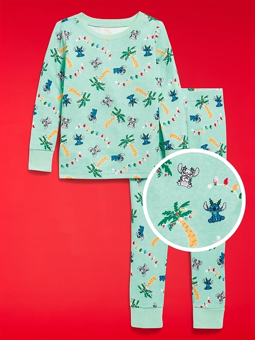 L'image numéro 1 présente Pyjama ajusté à imprimé Old Navy x Disney unisexe pour tout-petit et bébé