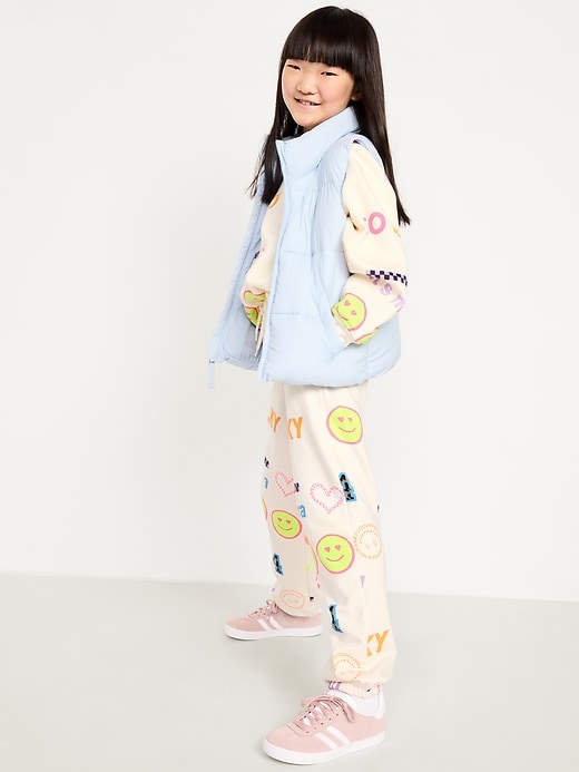 L'image numéro 3 présente Pantalon de jogging rétro à taille haute pour Fille