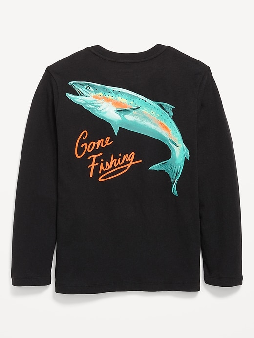 L'image numéro 2 présente T-shirt à imprimé à manches longues pour garçon