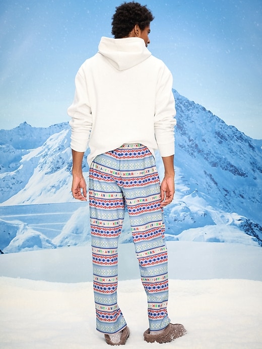 L'image numéro 2 présente Pantalon de pyjama en flanelle pour homme