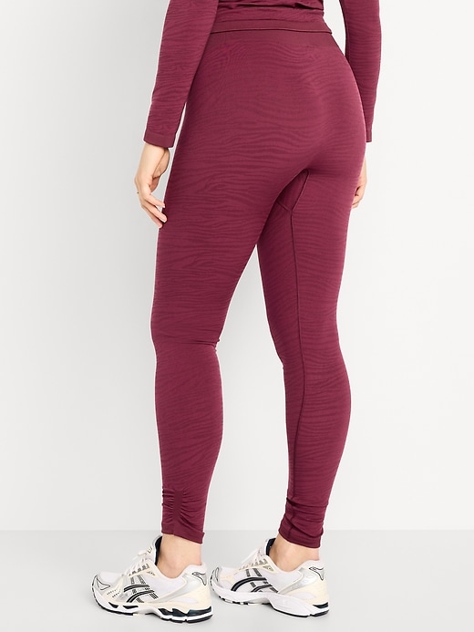 Image number 6 showing, High-Waisted Jacquard Leggings