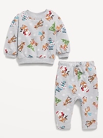Image number 2 showing, Rudolph The Red Nosed Reindeer™ Graphic Sweatshirt and Sweatpants Set for Baby